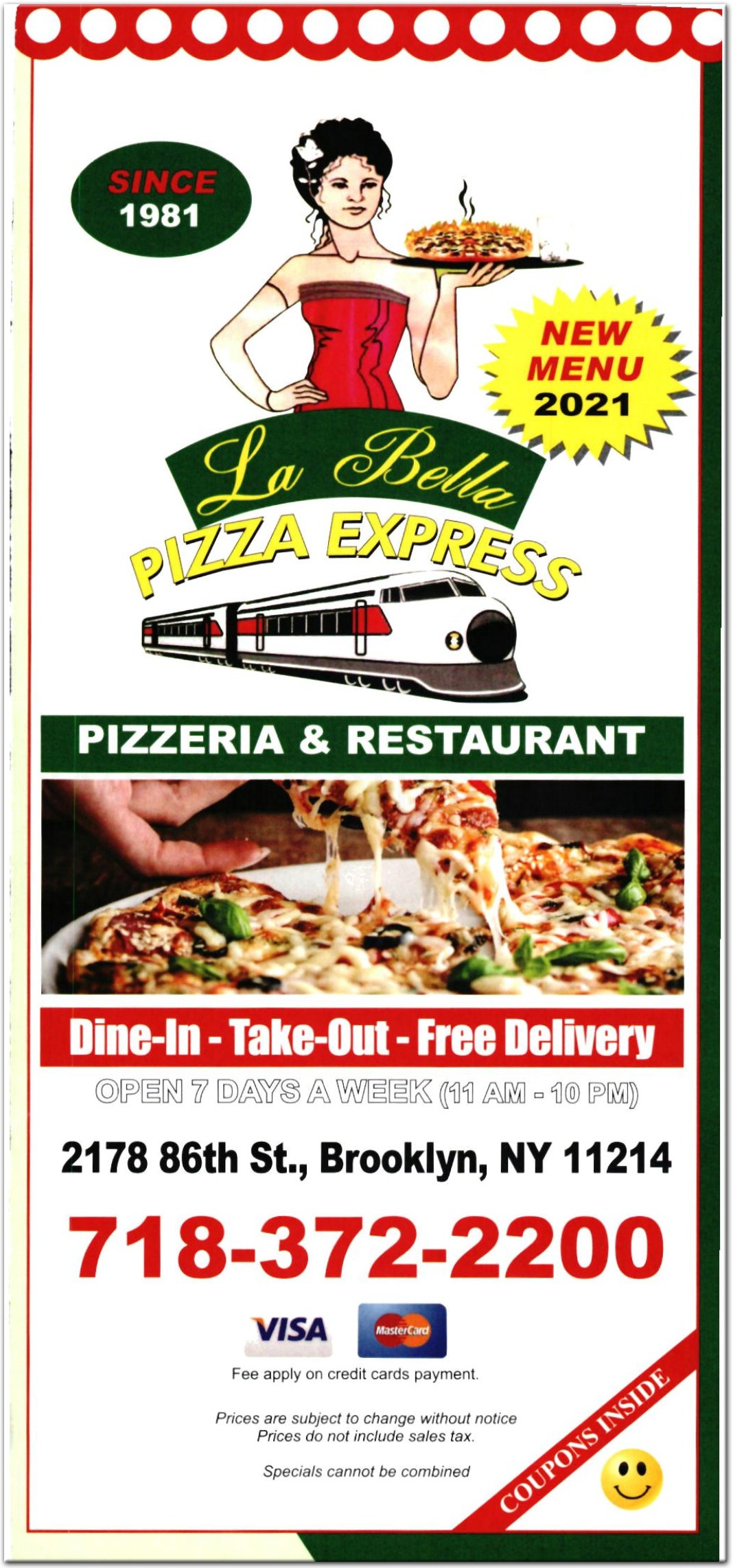 La Bella Pizza Express in Brooklyn